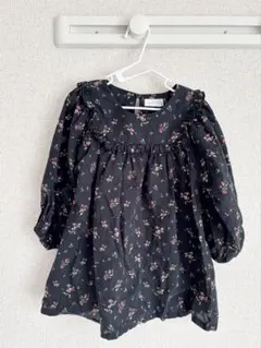 JAMIE KAY ジェイミーケイ ワンピース 花柄 ブラック ベビー服 80