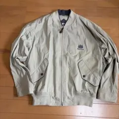 Aquascutum ベージュジャケット Lサイズ　名入りのサムネイル