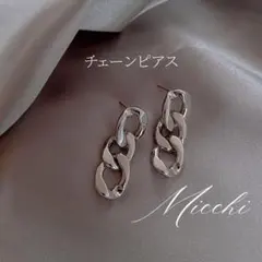 チェーンピアス シルバー ステンレス レディース ユニセックス おしゃれ