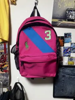 POLO RALPH LAUREN ピンク　リュック　archive y2kのサムネイル