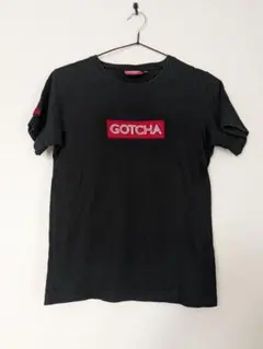 GOTCHA Tシャツ ブラック ロゴ 刺繍 半袖 夏 黒 サマーのサムネイル