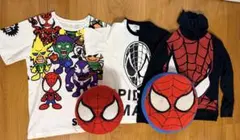 【最終値下げ】USJ限定　スパイダーマングッズ5点セットまとめ売り　バラ売り不可のサムネイル
