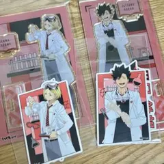 【ハイキュー】黒尾鉄朗　孤爪研磨　音駒　アクスタ　ステッカー　授業　白衣