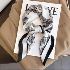 スカーフ　バンダナ　ショール　バッグアクセサリー　バッグアレンジ　ヘアアクセサリ