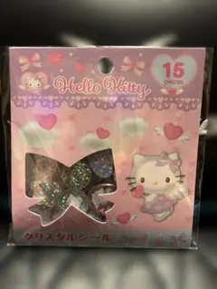 【おはじきシール】ハローキティ クリスタルシール 15ピース エンジェル