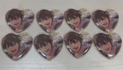 あんスタ 守沢千秋 缶バッチ 4周年 ハート型ビッグ缶バッジ 8個セット