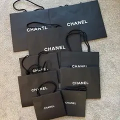 CHANEL 保存袋 黒 布袋 ショッパー セット シャネル 2種 - メルカリ