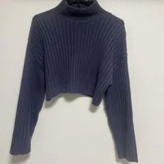 ZARA 長袖ニット　ショート丈