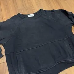 MAKE YOUR DAY トレーナー ブラック 110cm