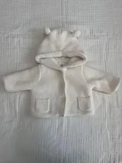美品　babyGAP 耳付きフード　ボアジャケット　3-6months