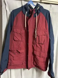 Design Tシャツ　マウンテンパーカー Lサイズ 赤・青