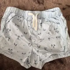 H&M 水色柄パンツ 92サイズ