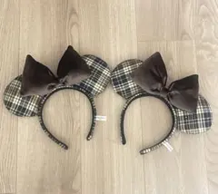 ディズニー カチューシャ チェック 2個セット まとめ 人気
