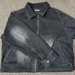 genzai 黒デニムジップアップジャケット