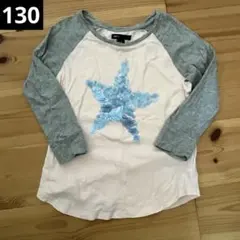 GAP kids ギャップキッズ　スパンコール　7分袖　Tシャツ　M