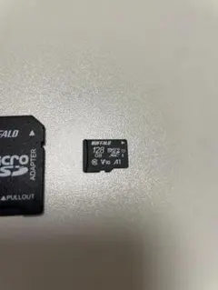 BUFFALO　128GB microSDカード アダプター付き
