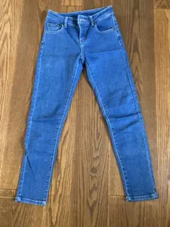 スキニーデニムパンツ 青のサムネイル