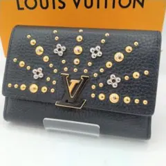 ルイヴィトン ポルトフォイユ カプシーヌコンパクト M63463 黒 ブラック