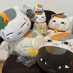 夏目友人帳 ニャンコ先生 プライズ ぬいぐるみ、がま口、車用品