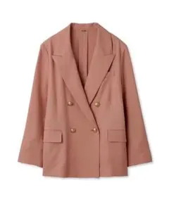 Mila Owen 2サイズリネン金釦ブレザー