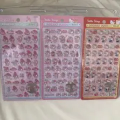 T*G様 ボンボンドロップシール　ミニ　サンリオ　キティ　マイメロ　3枚　まとめ