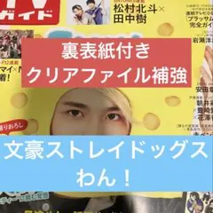 文豪ストレイドッグス わん！ TVガイド 切り抜き