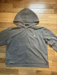 Polo Ralph Laurn ジップパーカー グレー y2k swag S
