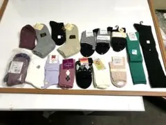 ナイガイ　他　ソックス、ハイソックスまとめて17足　新品　★お1697