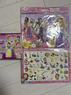 ディズニー ジグソーパズル ラプンツェル　ひらがな　パズル　きらきらプリンセス