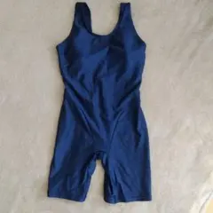 ネイビー　無地 　女子用水着