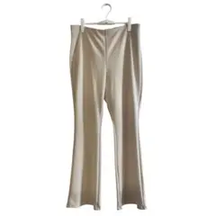 大きいサイズ H＆M ベージュ系 パンツ ズボン 伸縮性 XL カジュアル