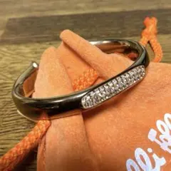 【美品】 Folli Follie フォリフォリ バングル ピンクゴールド