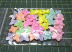 蝶々 ビーズ 53個セット