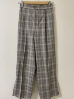 GALLARDA GALANTE チェック　ワイドパンツ