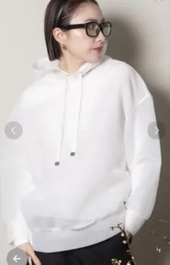 lodie シースルーホワイトパーカー