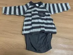 Combi ストライプロンパース 60-70cm
