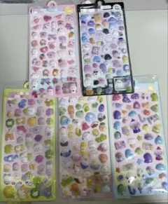 3Dシール 5パックセット　お得　可愛い