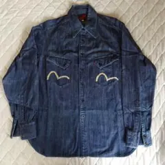 EVISUインディゴデニムシャツ サイズ40