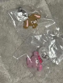 サンリオ　ゆるっとめじるしアクセサリー ぼんぼんりぼん　くろうさ