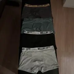 ボクサーパンツ ブリーフ メンズ ローライズ M 4枚セット シンプル 下着