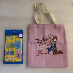 Zootopia トートバッグ ピンクのサムネイル