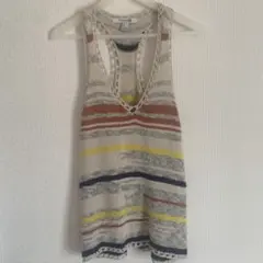 良品☆Forever21 ボーダー ニット タンクトップ M☆のサムネイル
