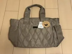 LIZDAYS 定価6930円ママラク トートバック グレーベージュ／ブラック