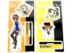 家庭教師ヒットマンREBORN アクリルフィギュア＆チャーム　沢田綱吉　リボーン