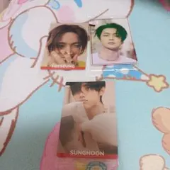 ENHYPENウエハースカード ヒスン、ジェイ、ソンフン