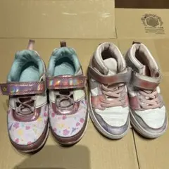ディズニープリンセス スニーカー 2足セット