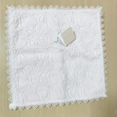 JILLSTUART ハンカチ 花柄刺繍 レース 新品未使用