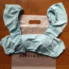 ALEXIA STAM 水着 フリル付き トップスL