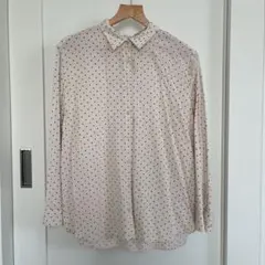 ドット柄シャツ　ユニクロ　XLサイズ
