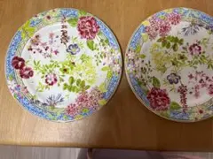 Gien Millefleurs プレート 2枚セットのサムネイル